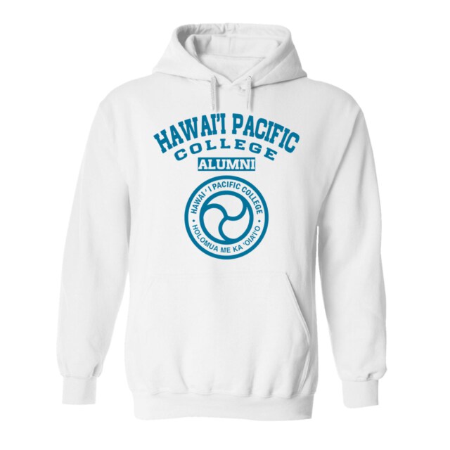 Hawaii Pacific College Light HI LG Alumni Hoodie