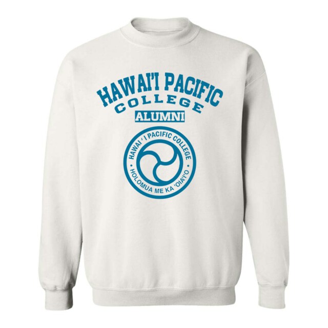 Hawaii Pacific College Light HI LG Alumni Sweatshirt