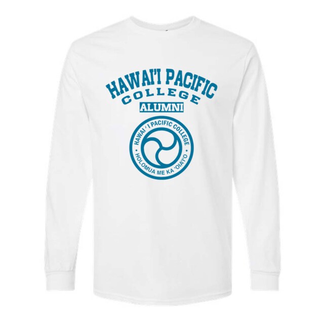 Hawaii Pacific College Light HI LG Alumni Long Sleeve