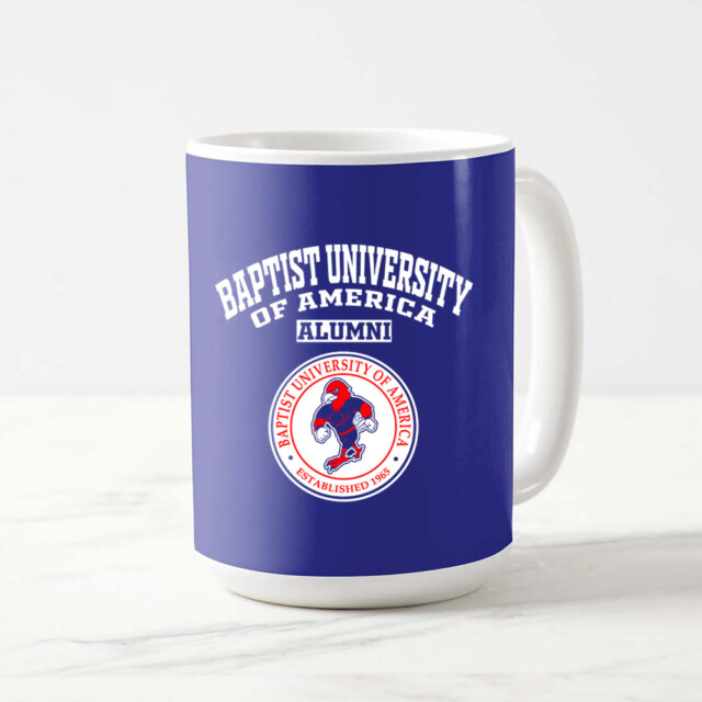 Baptist University of America Eagles GA LG Alumni Mug