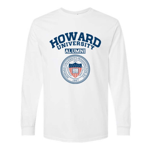 Howard University light DC LG Alumni Long Sleeve