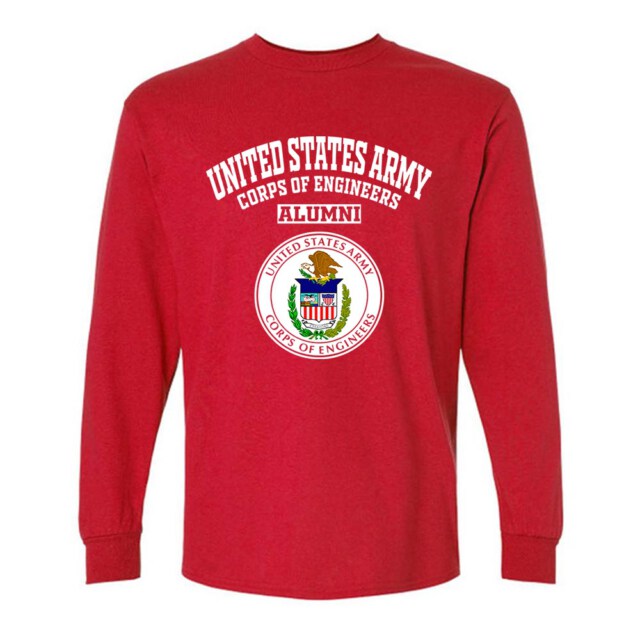 United States Army Corps of Engineers seal DC LG Alumni Long Sleeve