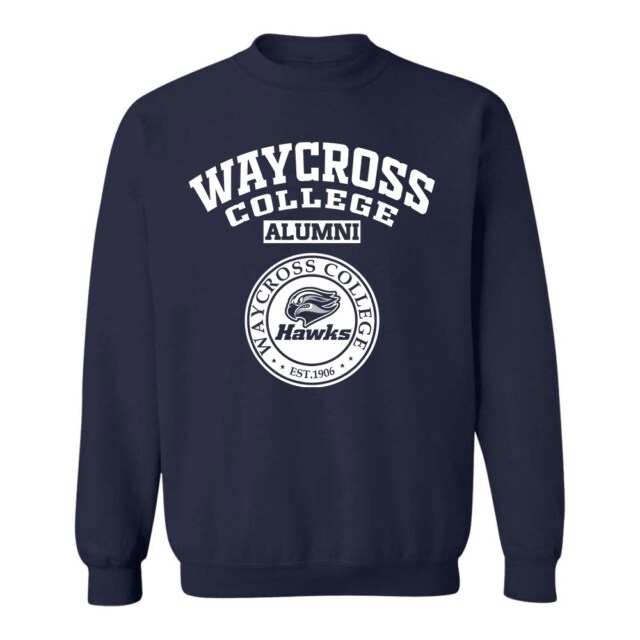 Waycross College Hawks GA LG Alumni Sweatshirt