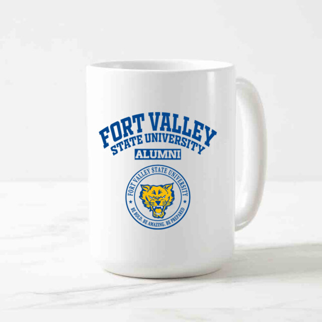 Fort Valley State University Light GA LG Alumni Mug