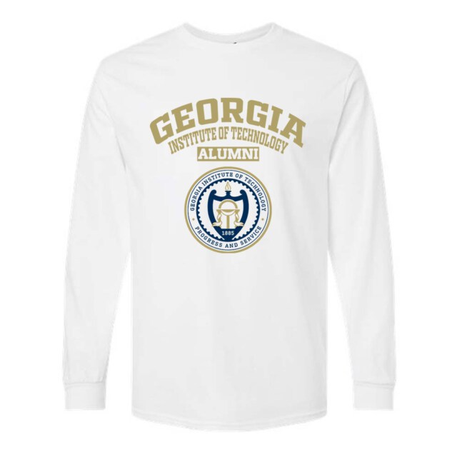 Georgia Tech Light GA LG Alumni Long Sleeve