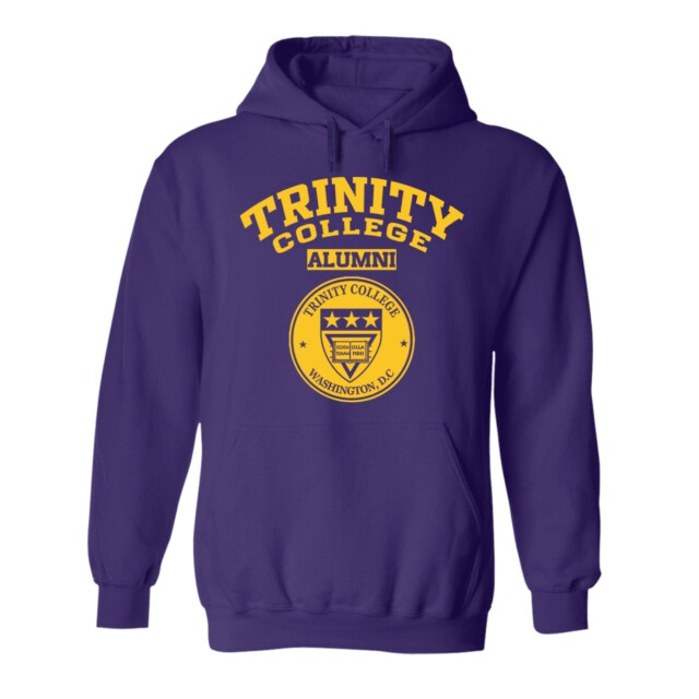 Trinity College seal DC LG Alumni Hoodie