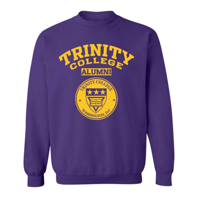 Trinity College seal DC LG Alumni Sweatshirt