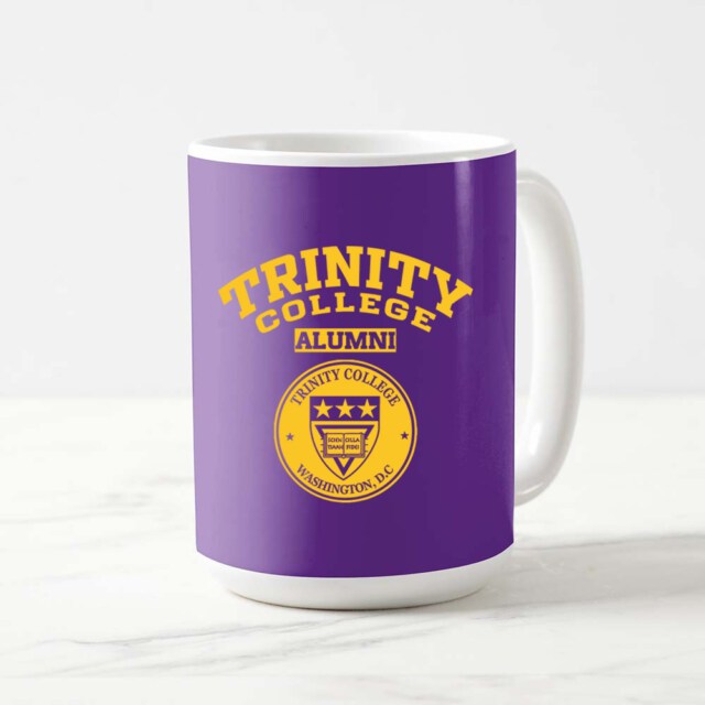 Trinity College seal DC LG Alumni Mug