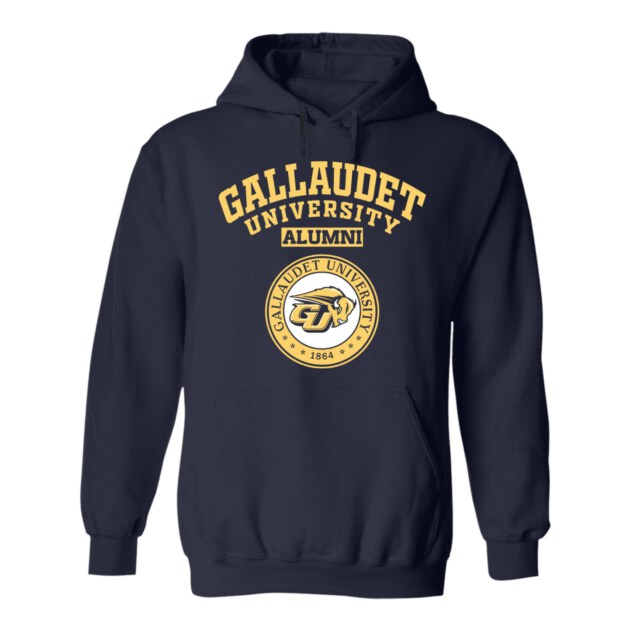 Gallaudet University Bison DC LG Alumni Hoodie