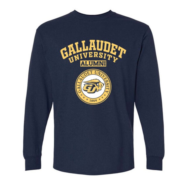 Gallaudet University Bison DC LG Alumni Long Sleeve
