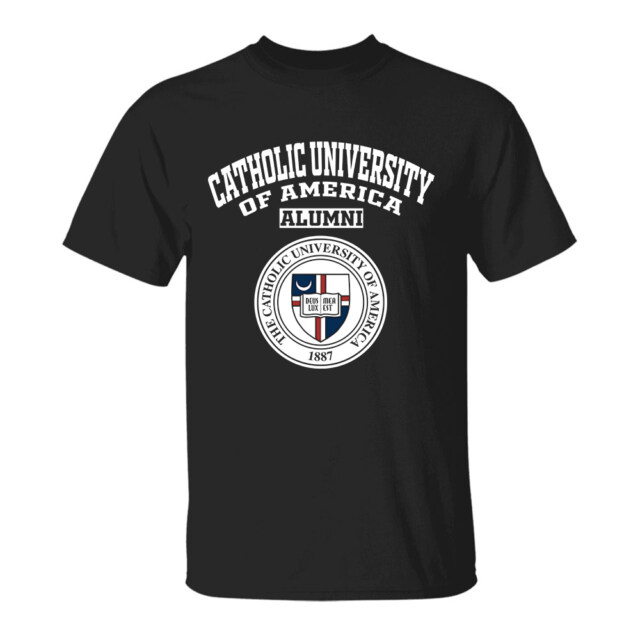Catholic University of America seal DC LG Alumni T Shirt
