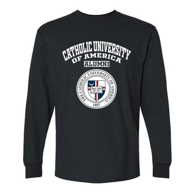 Catholic University of America seal DC LG Alumni Long Sleeve