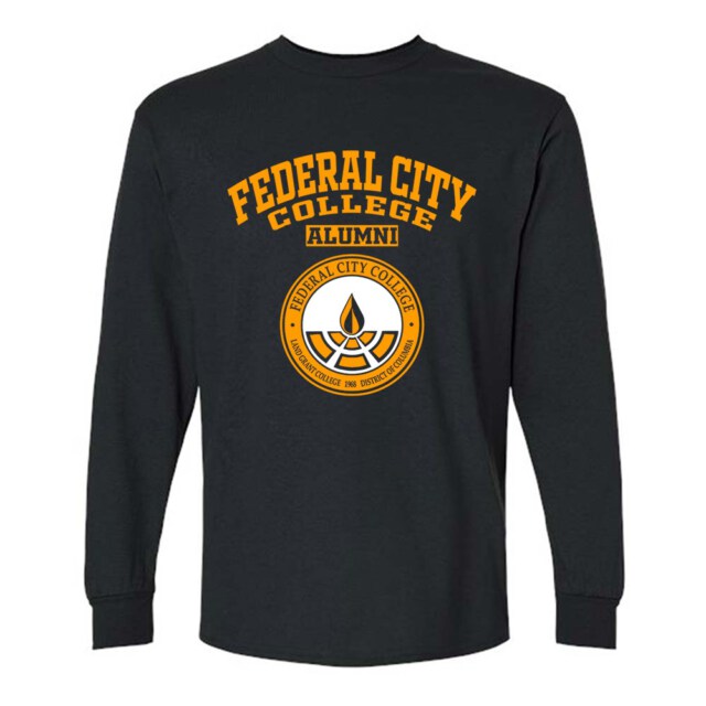 Federal City College seal DC LG Alumni Long Sleeve