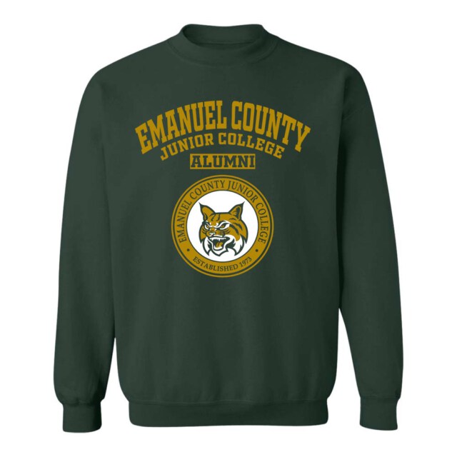 Emanuel County Junior College Bobcats GA LG Alumni Sweatshirt