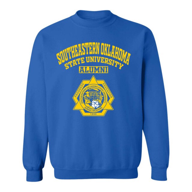 Southeastern Oklahoma State University Dark OK LG Alumni Sweatshirt
