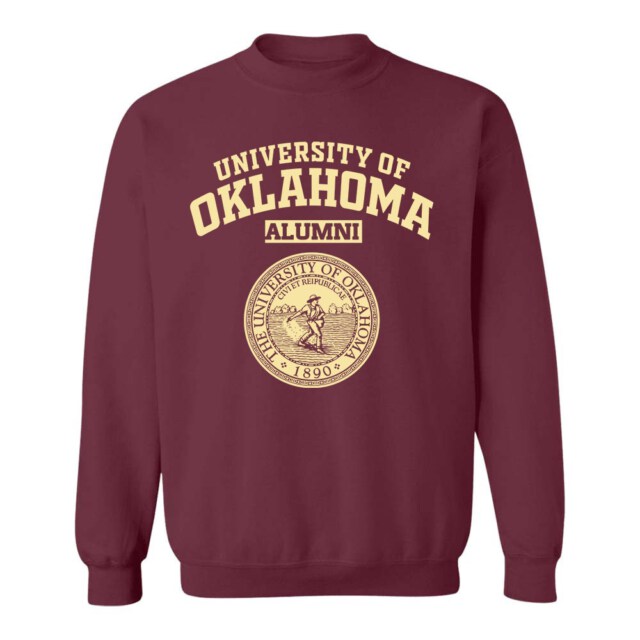 University of Oklahoma Dark OK LG Alumni Sweatshirt