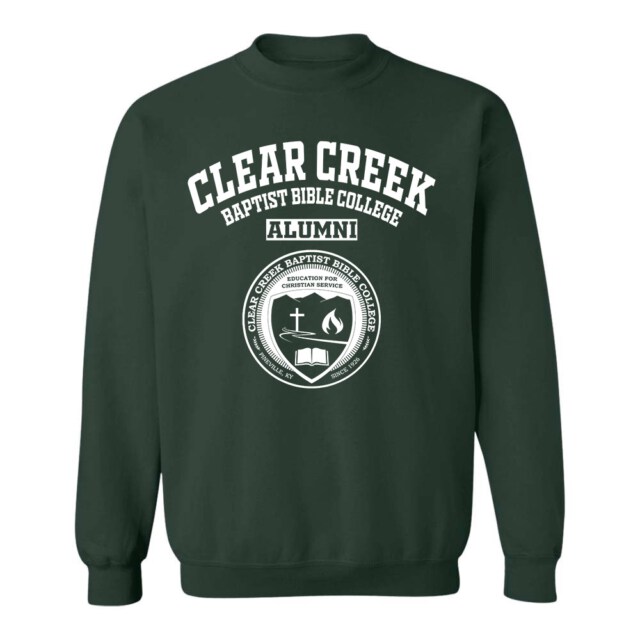 Clear Creek Baptist Bible College KY LG Alumni Sweatshirt