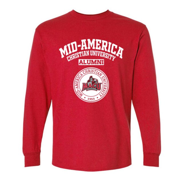 Mid America Christian University Evangels OK LG Alumni Long Sleeve