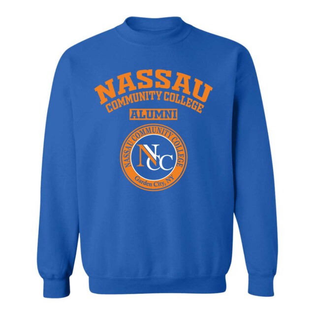 Nassau Community College seal NY LG Alumni Sweatshirt