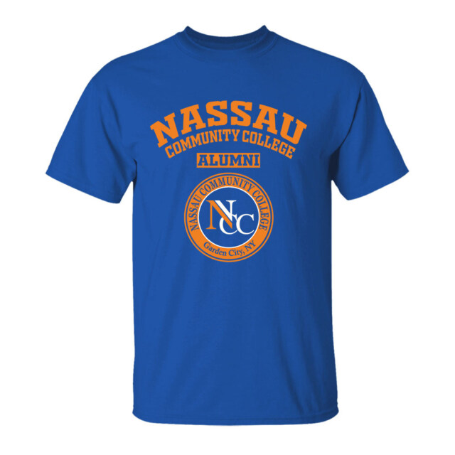 Nassau Community College seal NY LG Alumni T Shirt