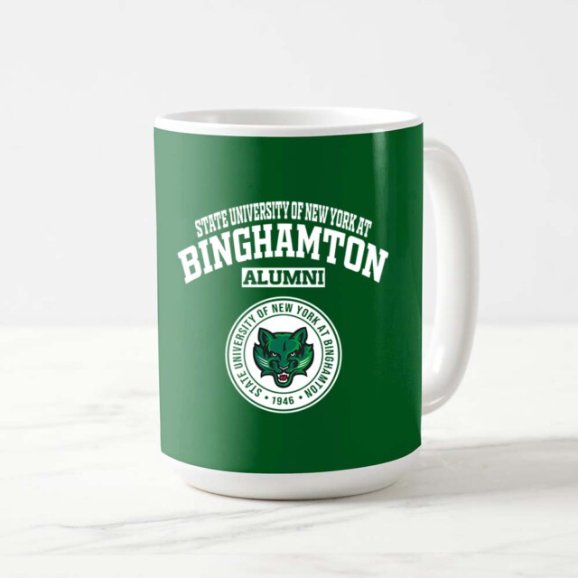 State University of New York at Binghamton bearcats NY LG Alumni Mug