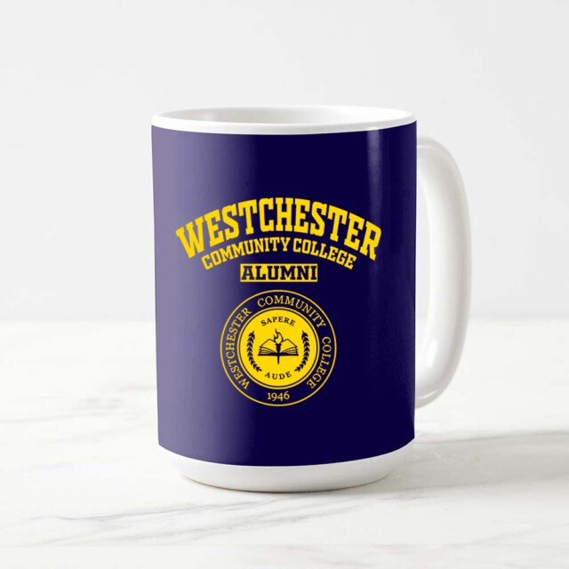 Westchester Community College Dark NY LG Alumni Mug