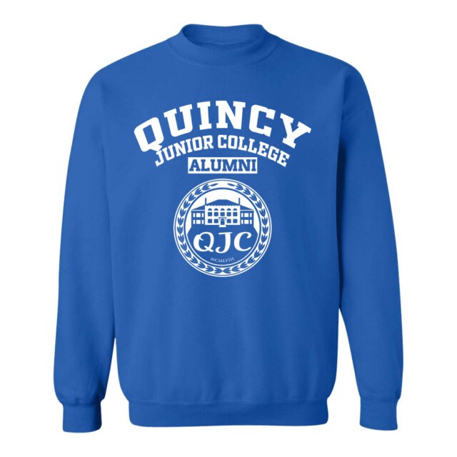 Quincy Junior College MA LG Alumni Sweatshirt