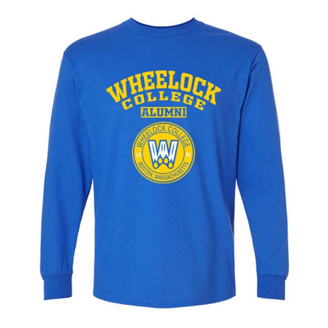 Wheelock College MA LG Alumni Long Sleeve