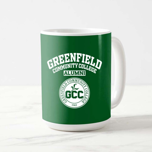 Greenfield Community College MA LG Alumni Mug