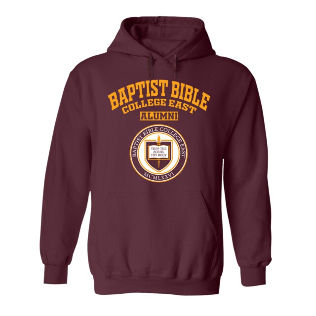 Baptist Bible College East MA LG Alumni Hoodie