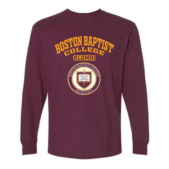 Boston Baptist College MA LG Alumni Long Sleeve