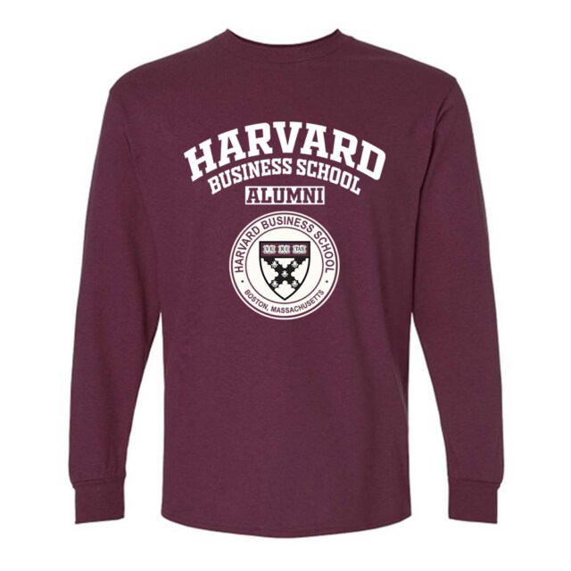 Harvard Business School MA LG Alumni Long Sleeve