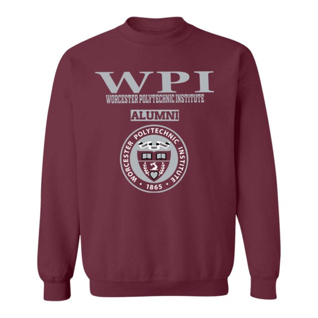 Worcester Polytechnic Institute MA LG Alumni Sweatshirt
