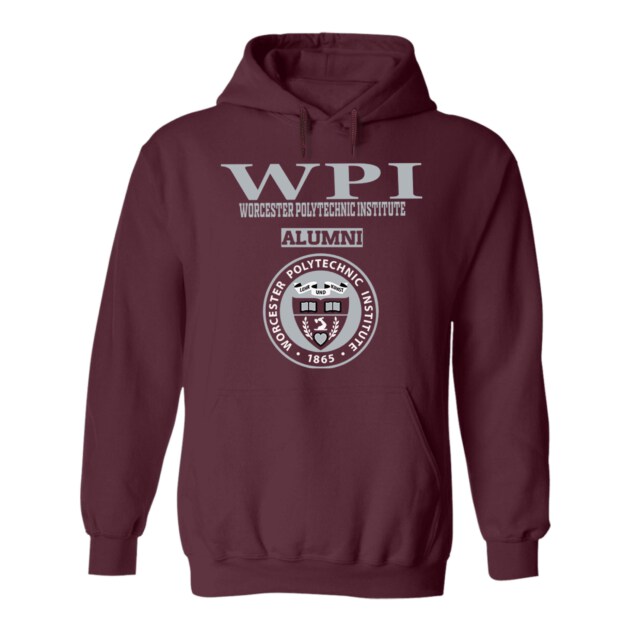 Worcester Polytechnic Institute MA LG Alumni Hoodie