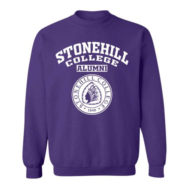 Stonehill College Chieftains MA LG Alumni Sweatshirt