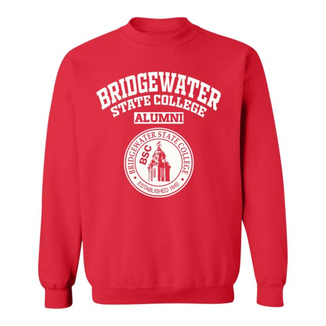 Bridgewater State College Dark MA LG Alumni Sweatshirt