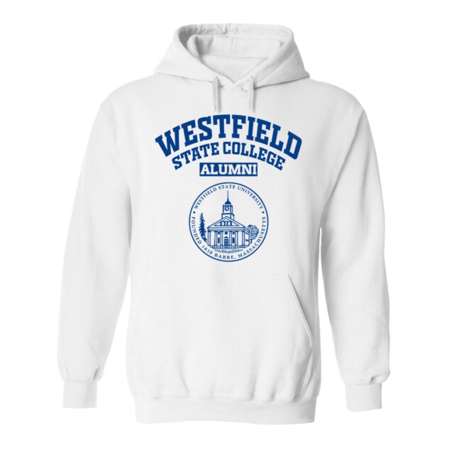 Westfield State College Light MA LG Alumni Hoodie