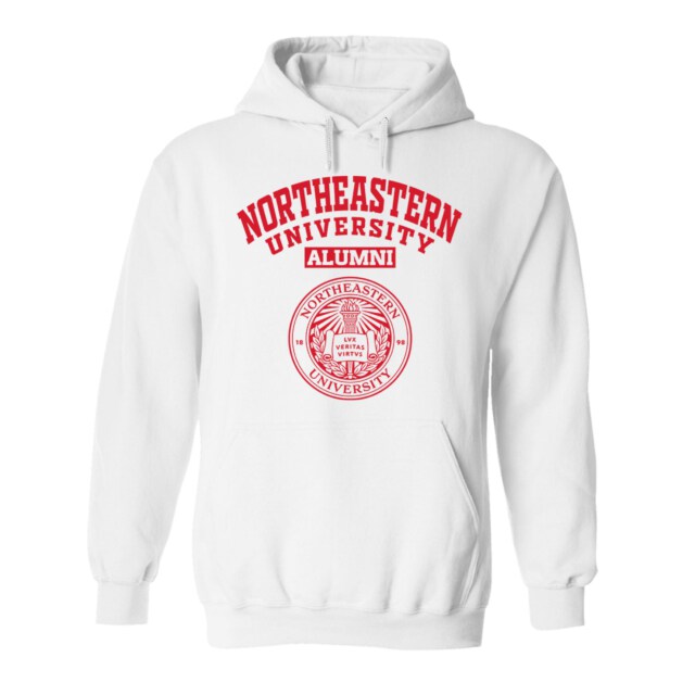 Northeastern University Light MA LG Alumni Hoodie
