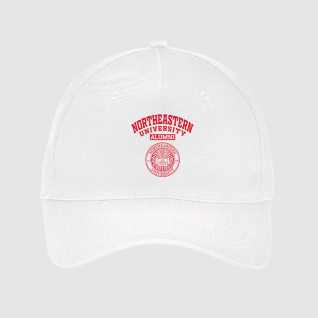Northeastern University Light MA LG Alumni Cap