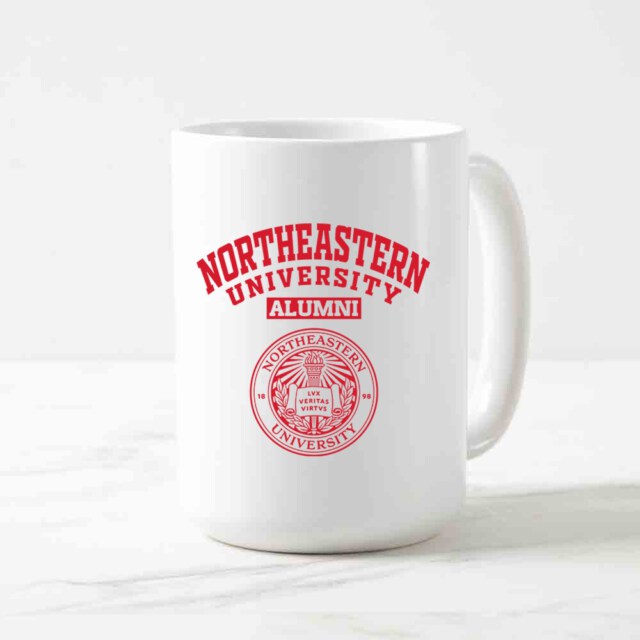 Northeastern University Light MA LG Alumni Mug