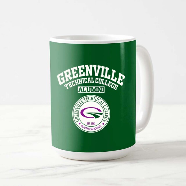 Greenville Technical College Dark SC LG Alumni Mug