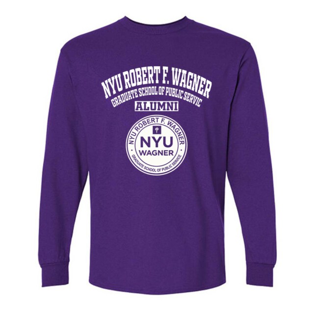 NYU Robert F Wagner Graduate School of Public Service NY LG Alumni Long Sleeve
