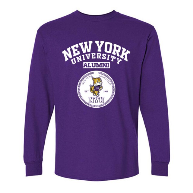 New York University Bobcats NY LG Alumni Long Sleeve