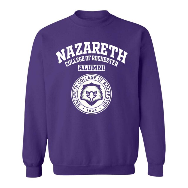 Nazareth College of Rochester Golden Flyers NY LG Alumni Sweatshirt