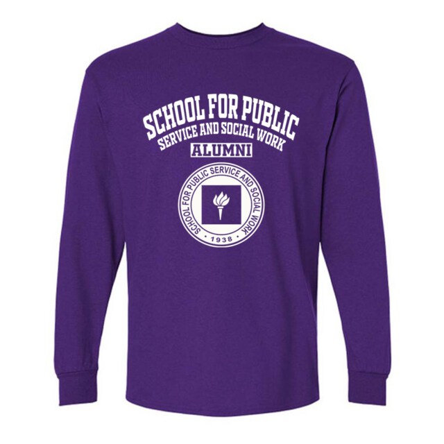 School for Public Service and Social Work NY LG Alumni Long Sleeve