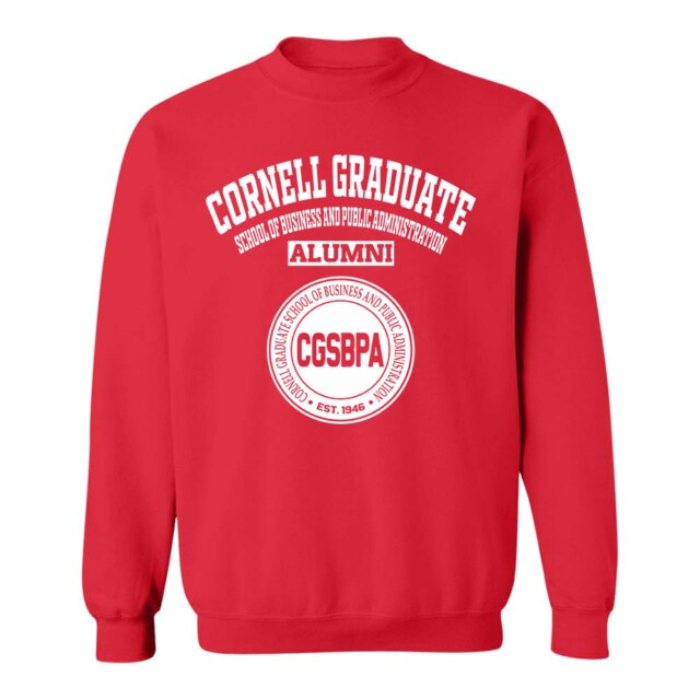 Cornell Graduate School of Business and Public Administration NY LG Alumni Sweatshirt