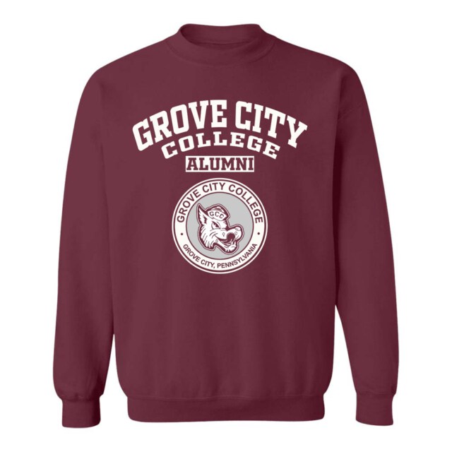 Grove City College Wolverines PA LG Alumni Sweatshirt