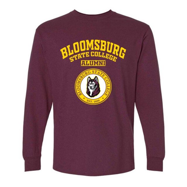 Bloomsburg State College Huskies PA LG Alumni Long Sleeve
