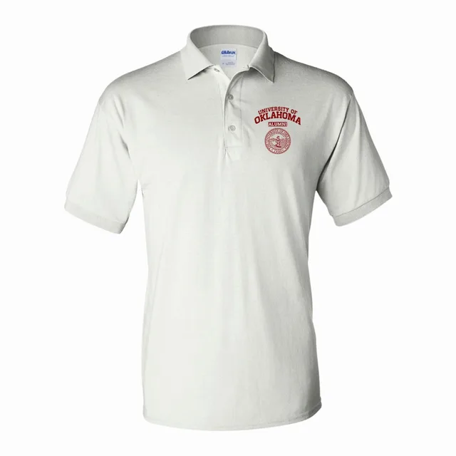 University of Oklahoma light OK LG Alumni Polo