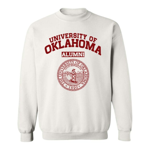 University of Oklahoma light OK LG Alumni Sweatshirt